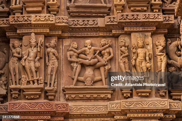 kandariya mahadev - khajuraho stock pictures, royalty-free photos & images