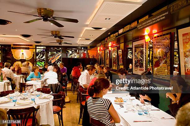 interior of paul bocuse brasserie de l'est - bocuse stock pictures, royalty-free photos & images