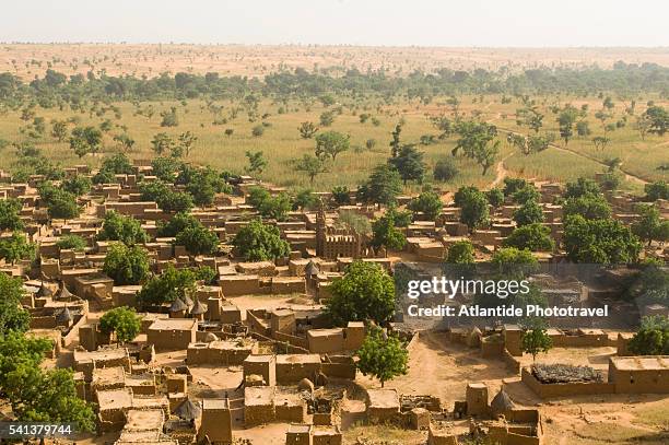 village of teli - mali stock pictures, royalty-free photos & images