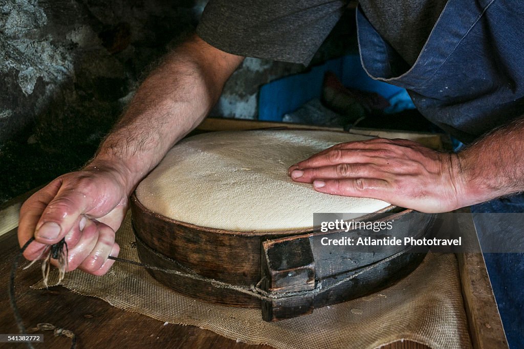 Orobic Alps (Alpi Orobie Valtellinesi) Natural Park - Valtellina, Bitto cheese processing