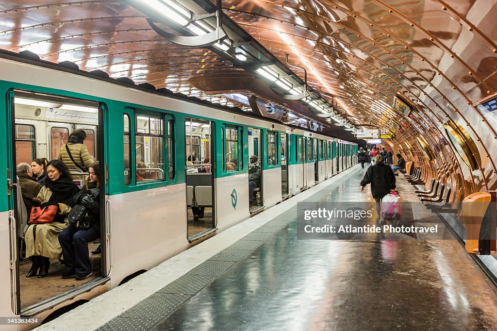 The Metro (Underground) Station Arts et Metiers