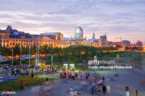 bonsecours market - montréal stock-fotos und bilder