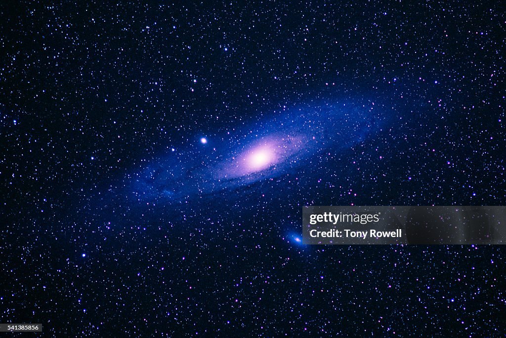 The Andromeda galaxy imaged from the White Mountains of California