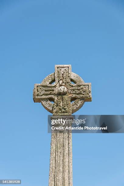 padstow - celtic cross stock pictures, royalty-free photos & images