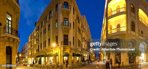 place de l'etoile in downtown beirut - beirut-panoramic stock pictures, royalty-free photos & images