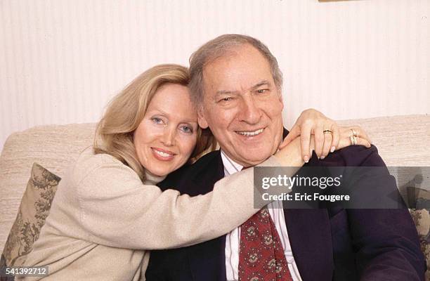 Roger Borniche with his wife Michele.