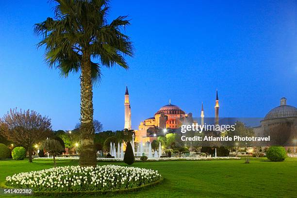 santa sofia, hagia sophia or aya sofya, mosque - ottoman empire stock pictures, royalty-free photos & images