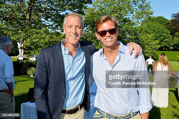 Sean Patrick Maloney and Randy Florke attend The Sixteenth Annual Midsummer Night Drinks Benefiting God's Love We Deliver at Private Residence on...