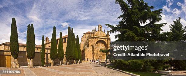 san esteban monastery - salamanca stock pictures, royalty-free photos & images