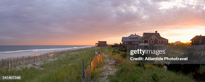 Houses on Fire Island beach Houses on Fire Island beach