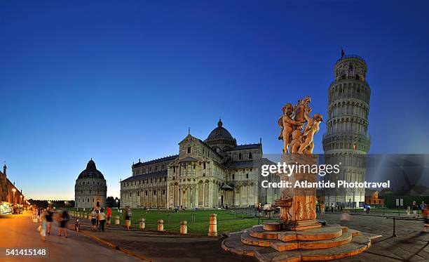 piazza dei miracoli - pisa italy stock pictures, royalty-free photos & images