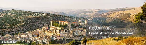 view of ragusa ibla - ragusa sicily stock pictures, royalty-free photos & images