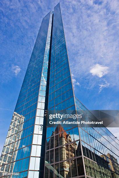 copley square, the john hancock tower - copley square stock pictures, royalty-free photos & images