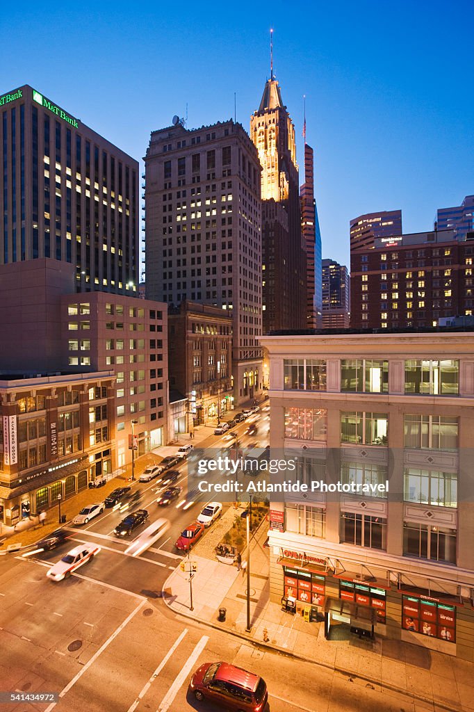 Downtown Baltimore with the Bank of America Building