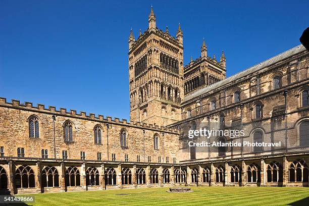 cloister of the durham cathedral - edward-lambton-7th-earl-of-durham stockfoto's en -beelden