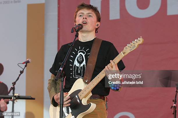 Musikerfamilie, IrlandPaddy Kelly beim Konzert anlässlich der Eröffnung des Ökumenischen Kirchentages in Berlin