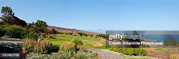 tecina golf course, near playa santiago, la gomera, spain - gomera canary islands stock pictures, royalty-free photos & images