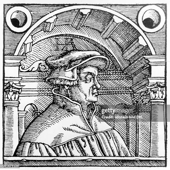 Theologe, erster Reformator der Schweiz- Holzschnitt von Hans Asper ...