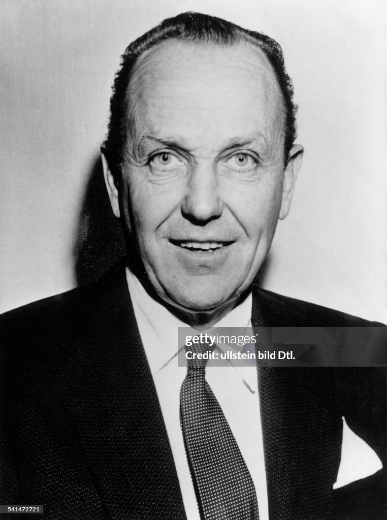 William Randolph Hearst Jr. Journalist, Publisher, USAPortrait 1958 News Photo Getty Images