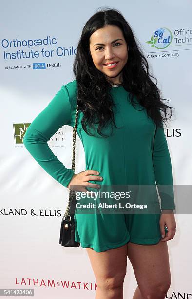 Singer/actress Cristina Lizzul arrives for the 2016 Stand For Kids Annual Gala Benefiting Orthopedic Institute For Children held at Twentieth Century...