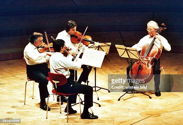Streichquartett, Russlandbei einem Konzert- 2000