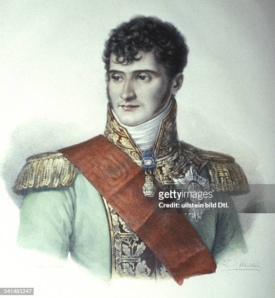 Jérôme Bonaparte Jérôme Bonaparte *15.11.1784-24.06.1860+ Brother of Napoleon I King of Westphalia portrait as King of Westphalia - Early 19th century