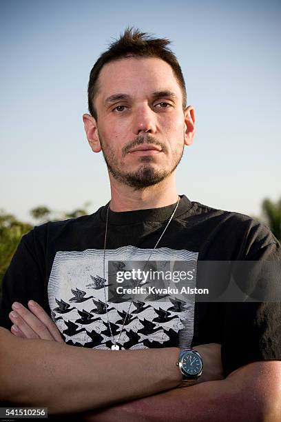 Aka Adam Goldstein is photographed for People Magazine in October 2008 in Los Angeles, California.