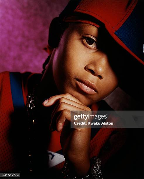 Rapper Lil' Romeo in Red Baseball Cap