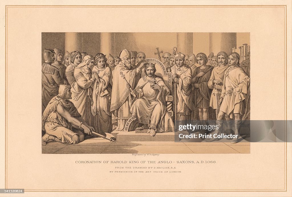 Coronation of Harold King of the Anglo-Saxons, A.D. 1066, (1878)
