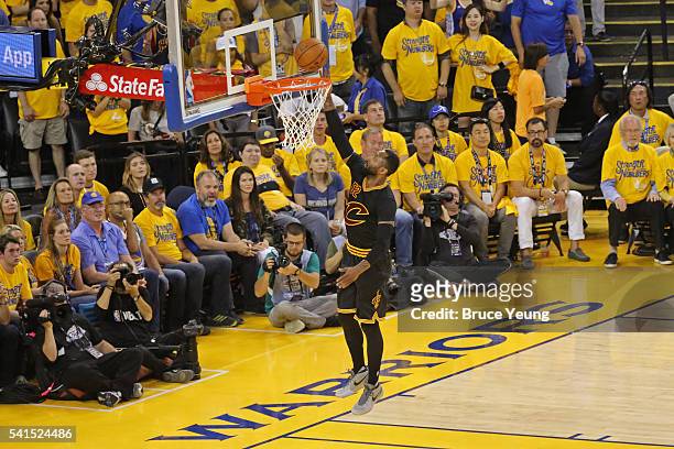 Mo Williams of the Cleveland Cavaliers drives to the basket against the Golden State Warriors during the 2016 NBA Finals Game Seven on June 19, 2016...