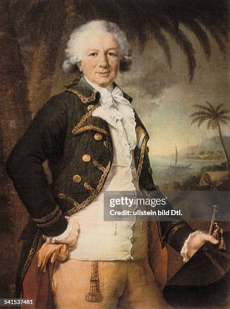 Paintings L. A. De Bougainville *11.11.1729-31.08.1811+ Navigator, discoverer, France - contemporary portrait - late 18th century