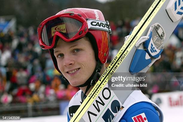 Sportler, Skispringen; ÖsterreichVierschanzentournee 2001/2002Skispringen in Garmisch-Partenkirchen