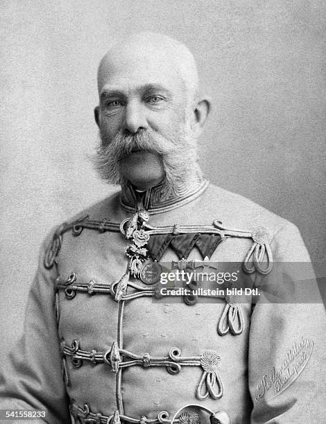 Franz Joseph I.*18.08.1830-+- Emperor of Austria 1848-1916- Apostolic King of Hungary 1867-1916 - Photographer: Koller Karoly- 1892Vintage property...