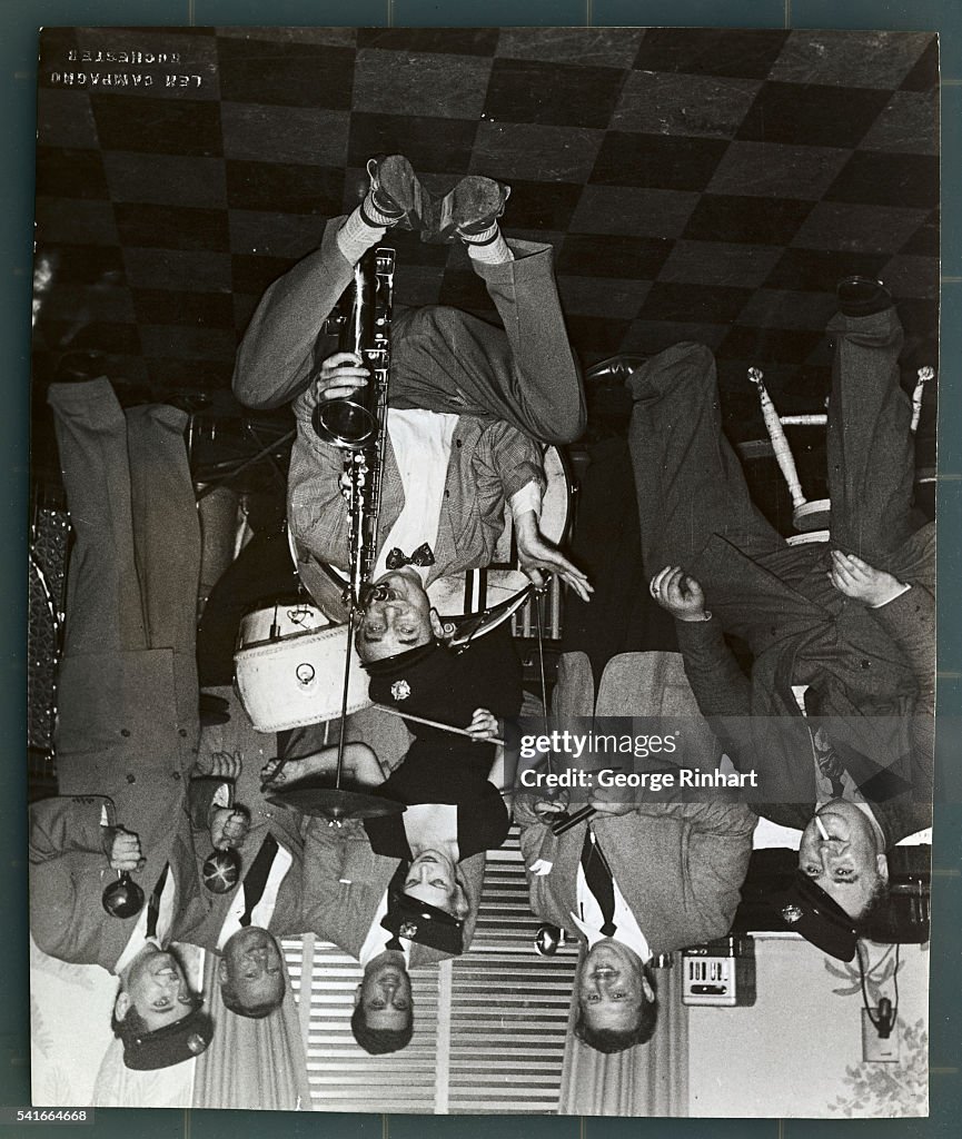 Bela Lugosi Playing Saxophone