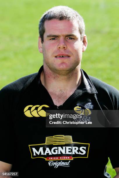 Peter Bracken pictured during London Wasps photocall at Twyford Avenue on August 30 in London, England.