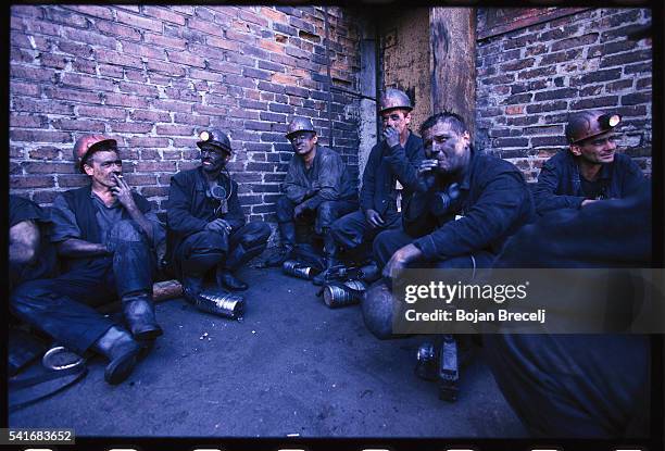russian coal miners - coal miner stock pictures, royalty-free photos & images