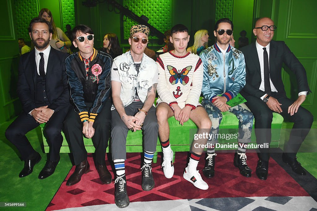 Gucci - Front Row - Milan Men's Fashion Week SS17