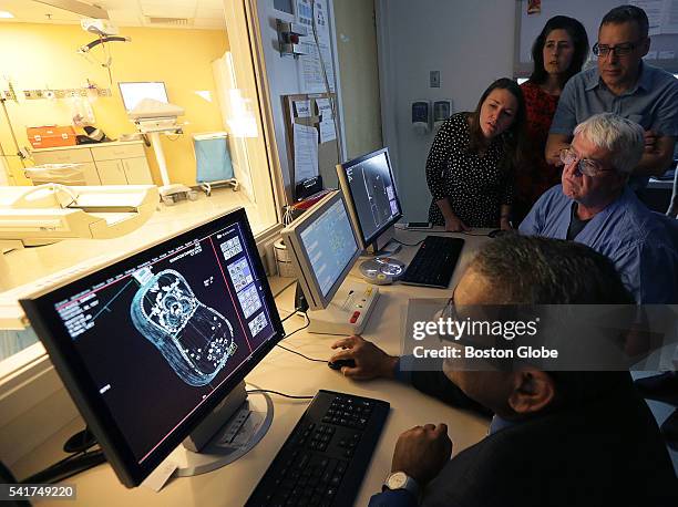 The CT scan of a rare guitar from the Isabella Gardner Museum at Mass. General Hospital in Boston on June 7, 2016. The museum is seeking help from...