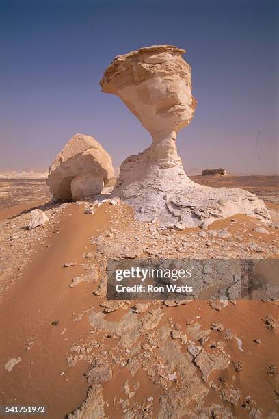 white desert chalk outcrops - white desert stock pictures, royalty-free photos & images