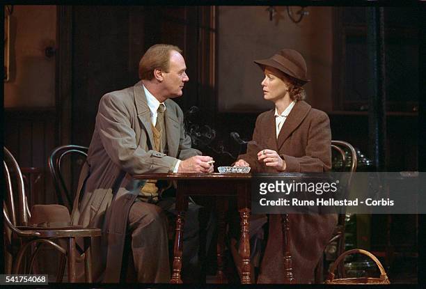 Jenny Seagrove and Christopher Casenove Performing in "Brief Encounter"