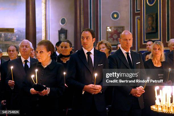 Princesse Barbara de Yougoslavie", her son "S.A.R. Le Prince Dushan de Yougoslavie", "S.A.R. Le Prince Dimitri de Yougoslavie", "S.A.R. La Princesse...