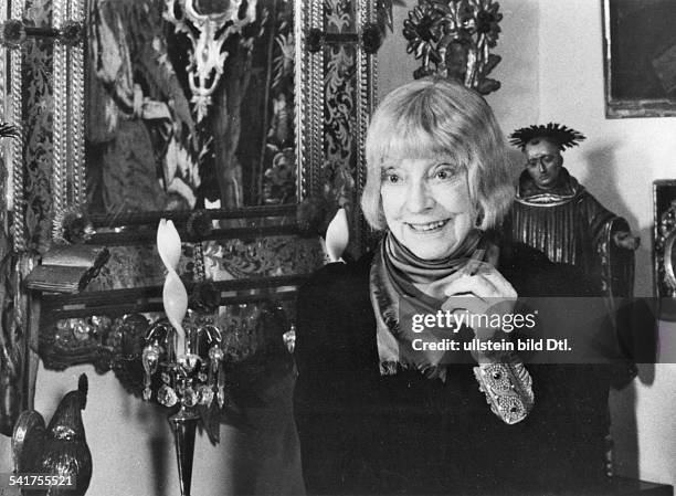 Nielsen, Asta - Actress, Denmark - *11.09.1881-+ Portrait - 1968 Vintage property of ullstein bild