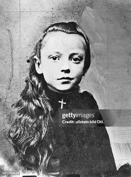 Nielsen, Asta - Actress, Denmark - *11.09.1881-+ Portrait as a child Vintage property of ullstein bild