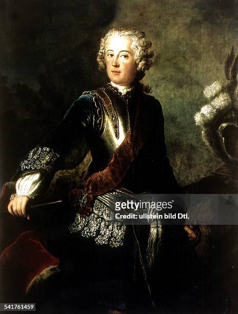 König von Preussen1740 - 1786; als KronprinzGemälde von Antoine Pesneohne Jahr