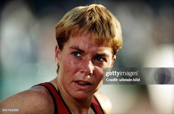 Sportlerin, Leichtathletik D- Porträt- Mai 1997