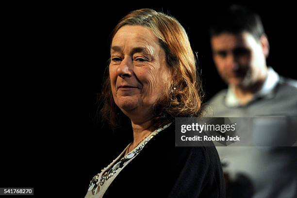 Linda Bassett as Doreen and Lee Ross as Barry in David Eldridge's In Basildon directed by Dominic Cooke at the Royal Court in London.