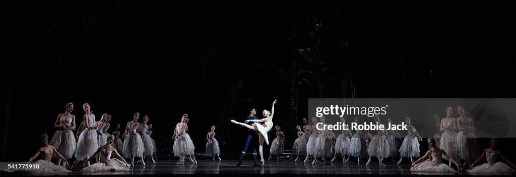 UK - The Royal Ballet's production of Marius Petipa and Lev Ivanov's Swan Lake at the Royal Opera House Covent Garden in