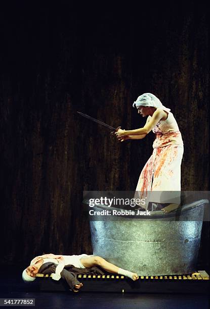 Maia Morgenstern and Adriana Moca in Oresteia