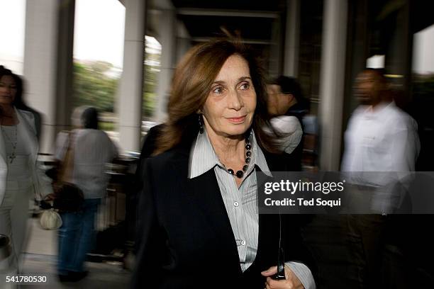 Donna Clarkson, mother of Lana Clarkson, arrives at the Los Angeles Criminal Courthouse. The judge in the Phil Spector murder trial today ruled out...