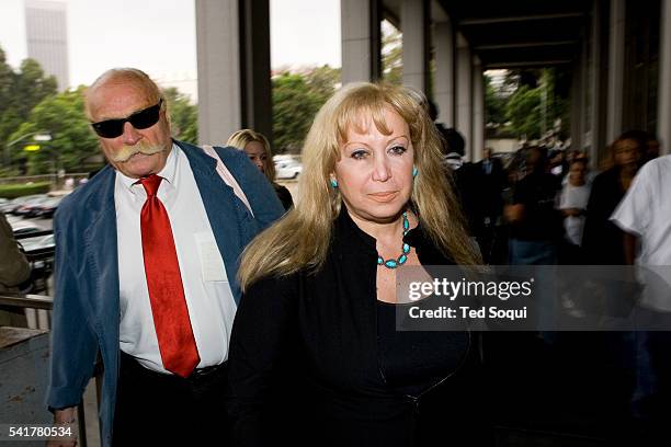 Defense attorney Linda Kenney-Baden arrives at the Los Angeles Criminal Courthouse. The judge in the Phil Spector murder trial today ruled out...